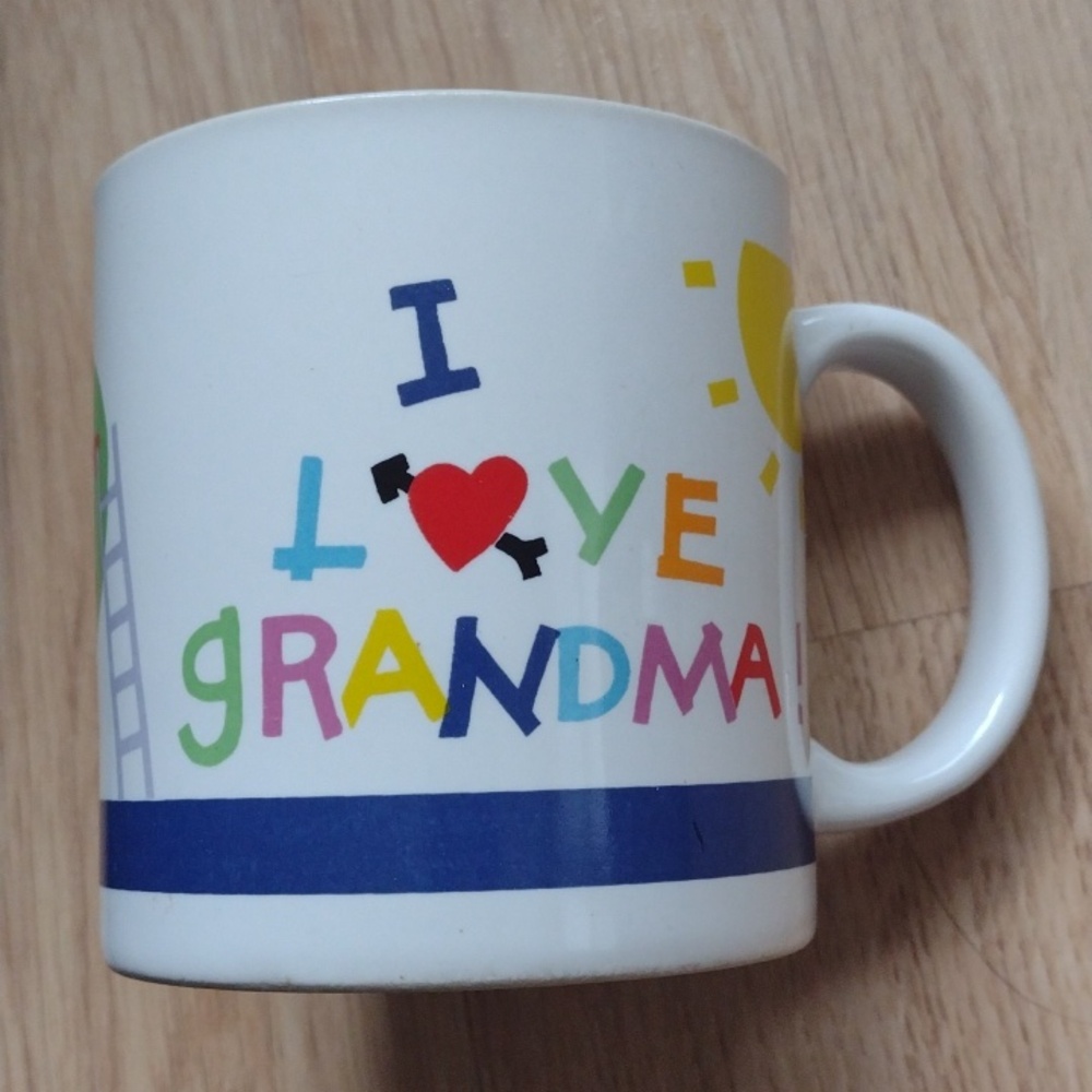 I Love Grandma 10 Oz. Lillian Vernon Vintage Mug Crafted In Japan  1989